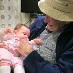 Pa and Baby Layla