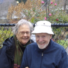 Aubrey and Alice in Shelburne Falls, 2009