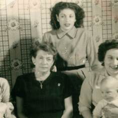 Audrey, Terry, Kathryn, Lorraine, Marie, Richard Roberts~1951