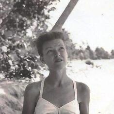 Puerto Rico 1947 - At the beach
