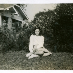 Audrey as a young lady in Raymond, MS