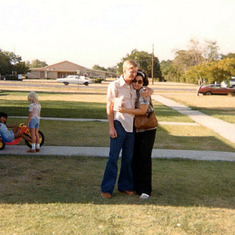 Mom visiting Doug in AF at Ft Worth, TX while moving to Oregon