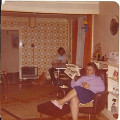 MUM AND DAD ,1979 .THE FARM HOUSE AT CROFTON  ,MARTON ..