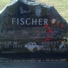 Augies headstone