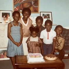 August 1978 Aunty Funke's 43rd and Yomi Osindero's 5th birthday celebration in Pimlico