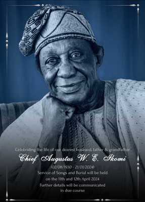 Chief Augustus W. E Ikomi