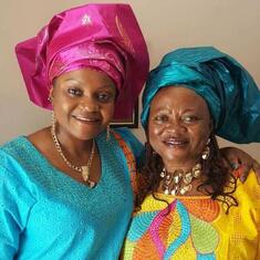 Aunti Joan and her second daughter Eunice Nguatem in Canada