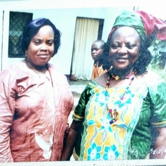 Aunty and Gwen ( 1st daughter)