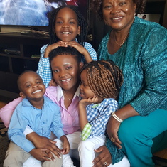Aunty, daughter & grandkids