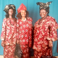 Aunty, her moyo and sister/friend.