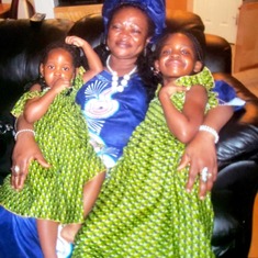 Aunty and her grandkids.