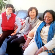 Aunty and the Focolare Team in Canada