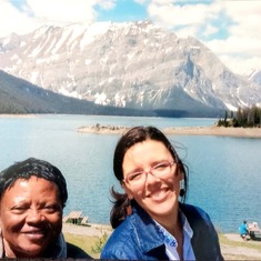 Aunty's Banff trip in Canada.