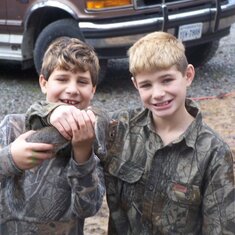 Austin and His Brother Kevin When They Were Younger