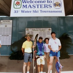 1992 US Masters Jaret, Don, Ave, Priscilla, Podium