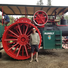 Rumley Steam Tractor at Antique Tractor Show August 2018