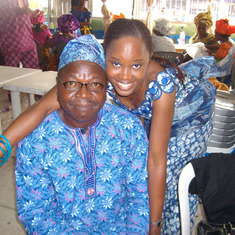 Babs with Daughter - Folake