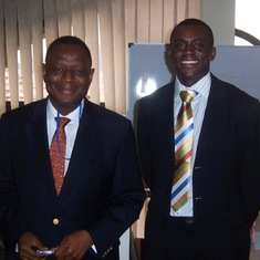 First time meeting Prof. in Nigeria on a work trip 2005 