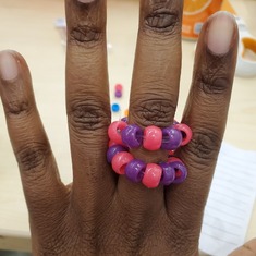 I remember the girls making me this lol they was like Ms. Leonard we have a surprise for you..... Yes I still have it in my Jewelry box 