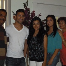 Dad (Baldo), Hector, Yesi, Claudia, & Mom (Chapis/Lupe)