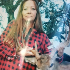 Momma with her deer 