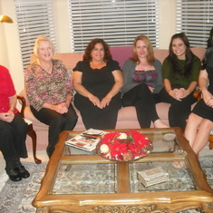 The three generations of sisters in Barbara's family: Gerry, Barb, Kathy, Monica, Katryna, and Tori.