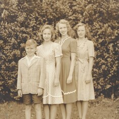 Bishop children 1943 (16 yrs. old)