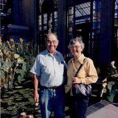 Mom & Dad at Longwood Gardens, PA