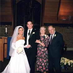Beth and Chris wedding, Dec 2001