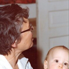 June 77.  Grandma and Chris