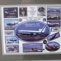 Collage of CRH aviation career by Barbara