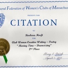 Poetry Citation_Ma.Fed.Women's Club