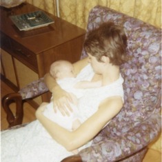 Barbara with Marc Dean (Son) July 1969 (25 years old)