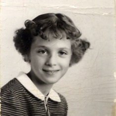Barbara Benyak 1954 (10 years old)
