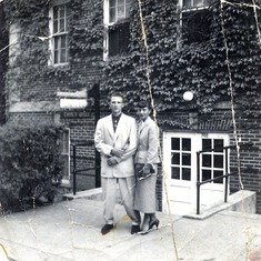 David Benyak (Brother) with wife Jackie in 1950?