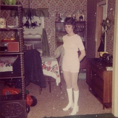 Barbara in Wheaton, Maryland June 1972 (28 years old)