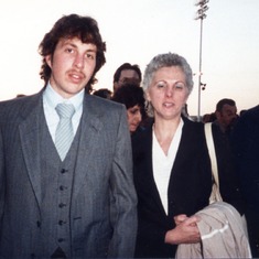 Barbara with Daryl Longenecker (Stepson) at his graduation in 1984 (40 years old)