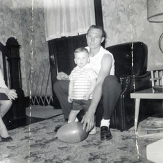 David Benyak (Brother) with son David in 1956?