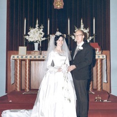 Barbara and Ken Dean Wedding February 20,1965 (20 years old)