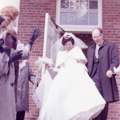 Barbara and Ken Dean Wedding February 20,1965 (20 years old)