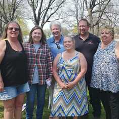 A few of us at Mary's graveside funeral