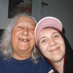 Grandma Barbara Jean with Grandaughter Kristan Marie.