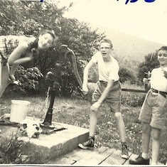 Barb, Mel, and Aaron at Zelitsky farm