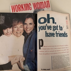 Article on Pam (1991) talking about our family bond