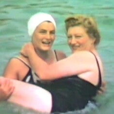 Barbara with her mother Susan Blair Crane at age 15