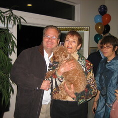 Barbara with nephew Jon Crane at his 50th birthday celebration