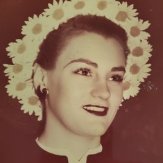 Barbara as a young woman