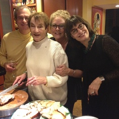 A family affair. Jon, Barbara, Pam and Patricia. Thanksgiving 2013