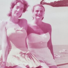 Barbara and Aunt Teresa in Italy