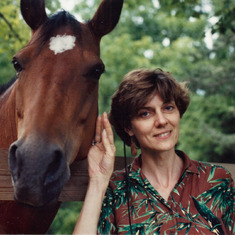 Barbara with horse